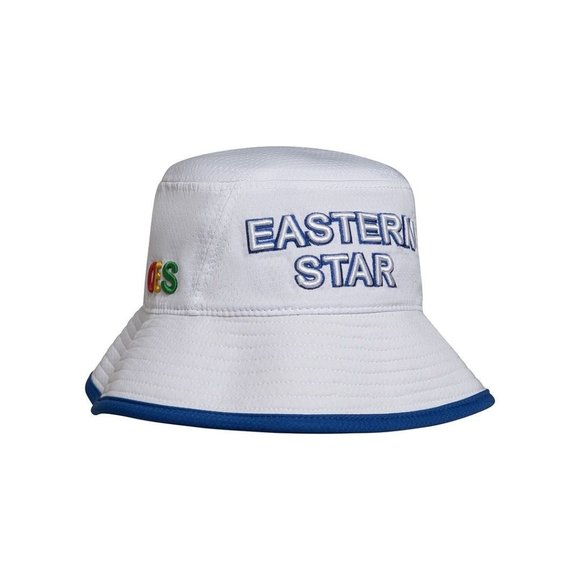 D9 Greeks Accessories - OES Eastern Star Embroidered Flexfit Bucket Hat White
